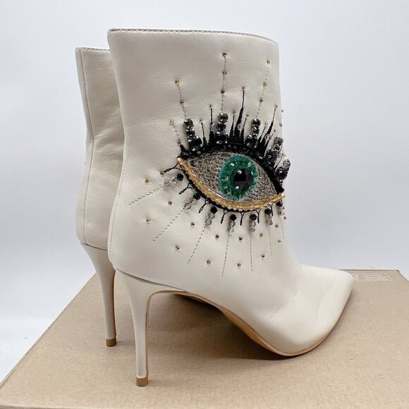 Kurt Geiger London Belgravia Women’s Ankle Boots Booties Embellished Eye EU 38.5 - Picture 7 of 12